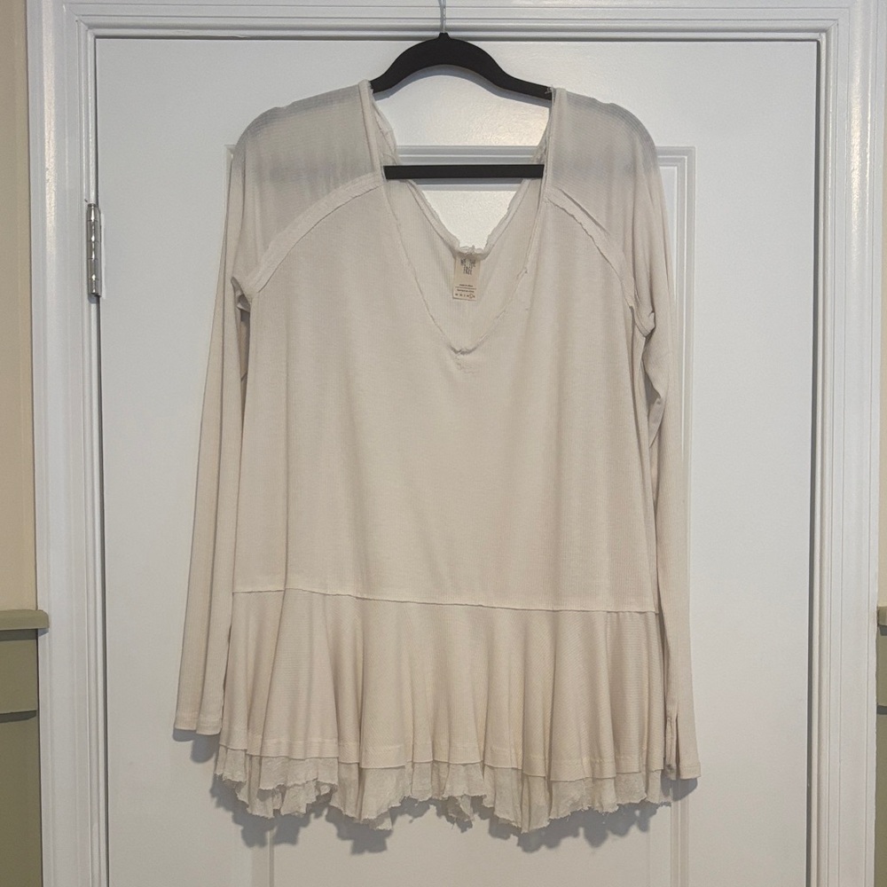 We the Free (Free People) white thermal top